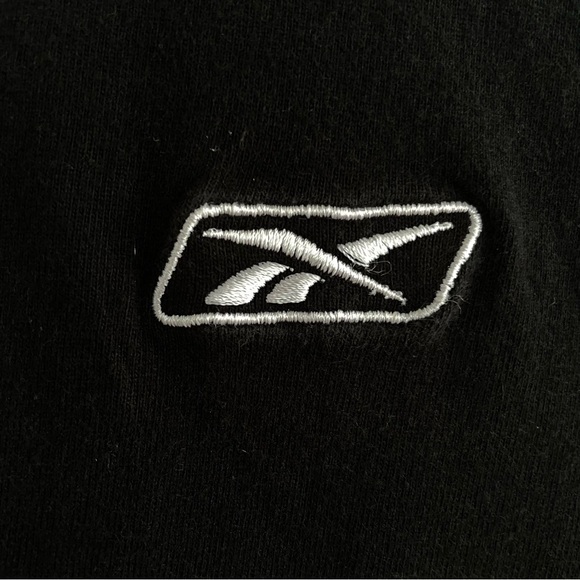 REEBOK Black Sleeveless Jersey Athletic Tank Top - Picture 3 of 5